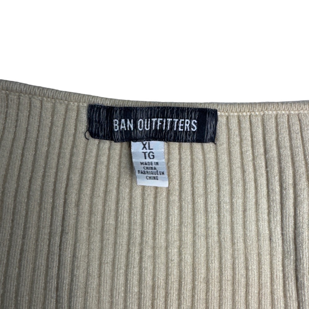 Urban Outfitters Ribbed Lace-Up Crop Top Size XL - Picture 5 of 7